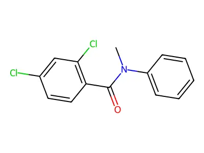 2,4-dichloro-N-methyl-N-phenylbenzamide structure
