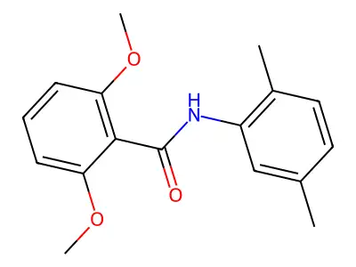 N-(2,5-dimethylphenyl)-2,6-dimethoxybenzamide structure