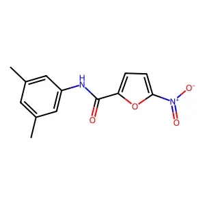 N-(3,5-dimethylphenyl)-5-nitrofuran-2-carboxamide structure