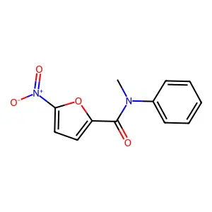 N-甲基-5-硝基-N-苯基呋喃-2-甲酰胺 structure