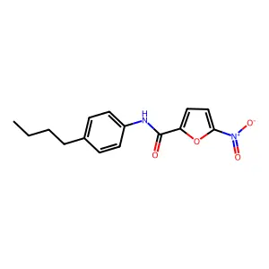 N-(4-butylphenyl)-5-nitrofuran-2-carboxamide structure