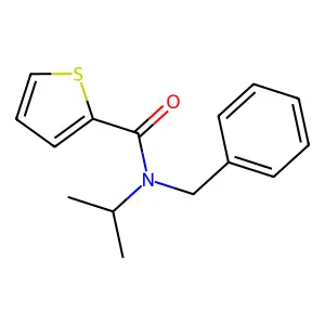 N-苄基-N-(丙-2-基)噻吩-2-甲酰胺 structure