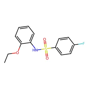 N-(2-ethoxyphenyl)-4-fluorobenzenesulfonamide structure