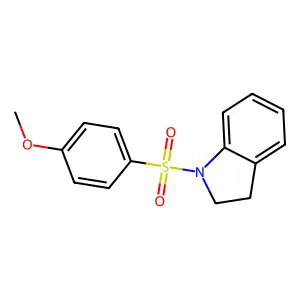 [(4-Methoxyphenyl)sulfonyl]indoline structure