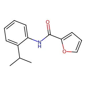 N-(2-isopropylphenyl)-2-furamide structure