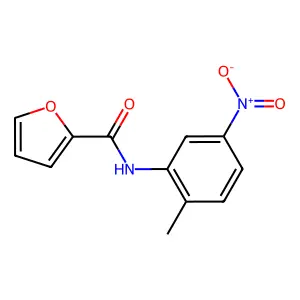 N-(2-methyl-5-nitrophenyl)furan-2-carboxamide structure