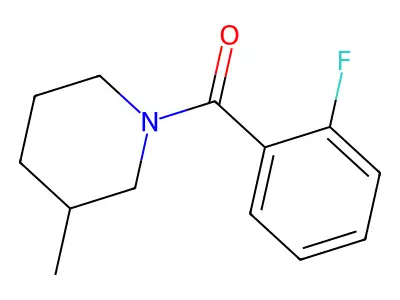 2-Fluorophenyl 3-methylpiperidyl ketone structure