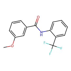 3-Methoxy-N-(2-(trifluoromethyl)phenyl)benzamide structure