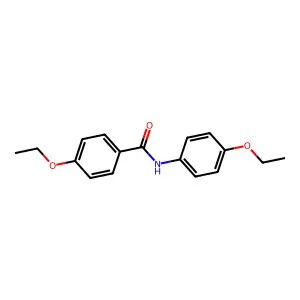 4-ethoxy-N-(4-ethoxyphenyl)benzamide structure