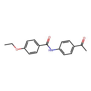N-(4-acetylphenyl)-4-ethoxybenzamide structure
