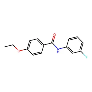 4-ethoxy-N-(3-fluorophenyl)benzamide structure