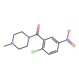 (2-Chloro-5-nitrophenyl)-(4-methylpiperazin-1-yl)methanone structure