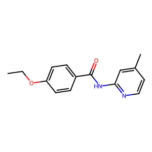 4-ethoxy-N-(4-methylpyridin-2-yl)benzamide structure