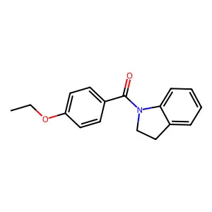 1-(4-Ethoxybenzoyl)indoline structure