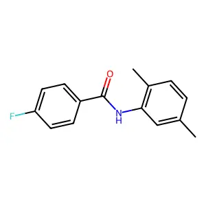N-(2,5-二甲基苯基)-4-氟苯甲酰胺 structure