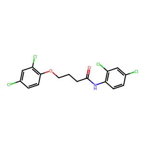 4-(2,4-dichlorophenoxy)-N-(2,4-dichlorophenyl)butanamide structure