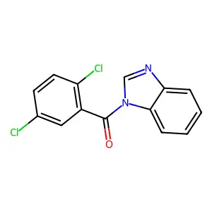 (1-Benzimidazolyl)(2,5-dichlorophenyl)methanone structure