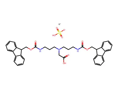 Fmoc-Orn(Boc)-OH structure