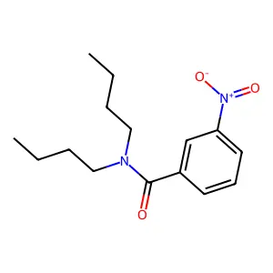N,N-二丁基-3-硝基苯甲酰胺 structure