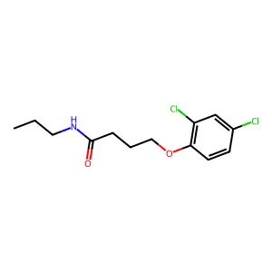 4-(2,4-dichlorophenoxy)-N-propylbutanamide structure