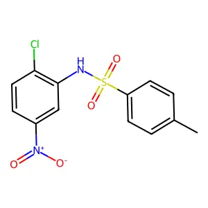 N-(2-chloro-5-nitrophenyl)-4-methylbenzenesulfonamide structure