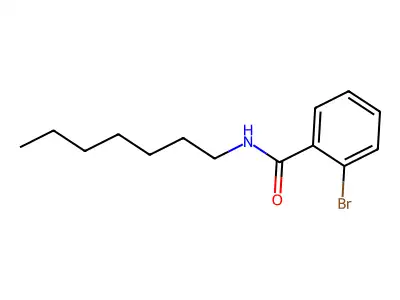 2-bromo-N-heptylbenzamide structure