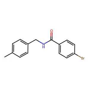 4-溴-N-(4-甲基苄基)苯甲酰胺 structure