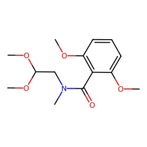 N-(2,2-dimethoxyethyl)-2,6-dimethoxy-N-methylbenzamide structure