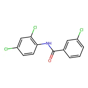 3-chloro-N-(2,4-dichlorophenyl)benzamide structure