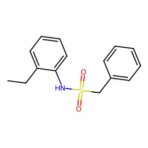 N-(2-ethylphenyl)-1-phenylmethanesulfonamide structure