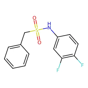 N-(3,4-difluorophenyl)-1-phenylmethanesulfonamide structure