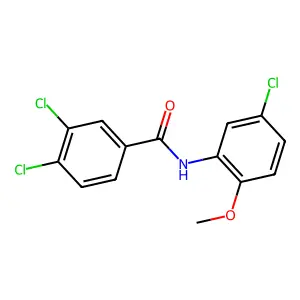 3,4-dichloro-N-(5-chloro-2-methoxyphenyl)benzamide structure