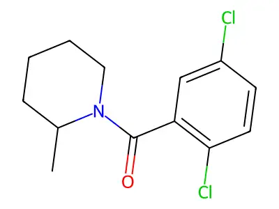 (2,5-Dichlorophenyl)(2-methylpiperidin-1-yl)methanone structure