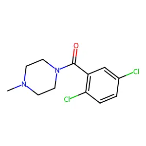(2,5-Dichlorophenyl)(4-methylpiperazin-1-yl)methanone structure