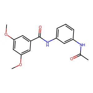 N-(3-acetamidophenyl)-3,5-dimethoxybenzamide structure