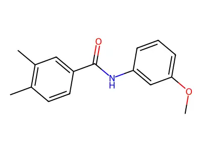 N-(3-methoxyphenyl)-3,4-dimethylbenzamide structure