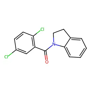 (2,5-Dichlorophenyl)-(2,3-dihydroindol-1-yl)methanone structure