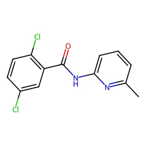 2,5-dichloro-N-(6-methylpyridin-2-yl)benzamide structure