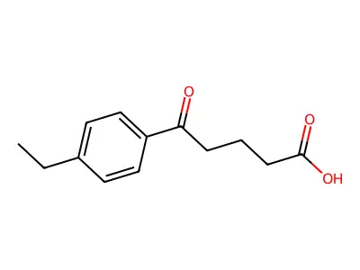 5-(4-Ethylphenyl)-5-oxovaleric acid structure