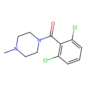 (2,6-Dichlorophenyl)(4-methylpiperazin-1-yl)methanone structure