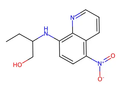 2-[(5-Nitroquinolin-8-yl)amino]butan-1-ol structure