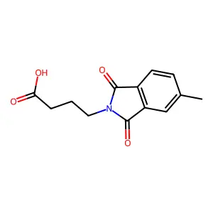 1,3-Dihydro-5-methyl-1,3-dioxo-2H-isoindole-2-butanoic acid structure