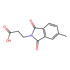 3-(5-Methyl-1,3-dioxo-1,3-dihydro-2H-isoindol-2-yl)propanoic acid structure