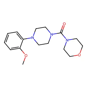 [4-(2-Methoxyphenyl)piperazin-1-yl]-morpholin-4-ylmethanone structure