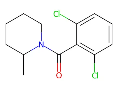 (2,6-Dichlorophenyl)(2-methylpiperidin-1-yl)methanone structure