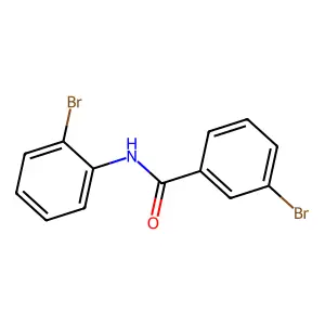 3-bromo-N-(2-bromophenyl)benzamide structure