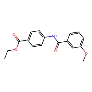 Ethyl 4-[(3-methoxybenzoyl)amino]benzoate structure