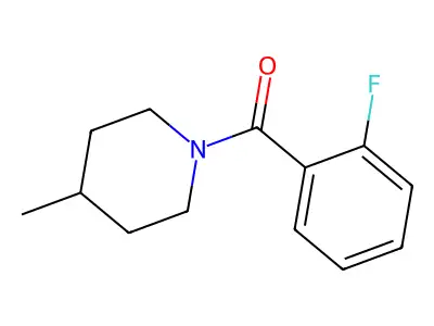 1-(2-Fluorobenzoyl)-4-methylpiperidine structure