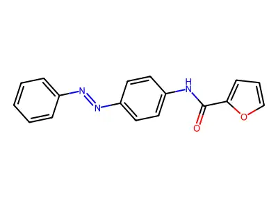 N-[4-(phenyldiazenyl)phenyl]-2-furamide structure