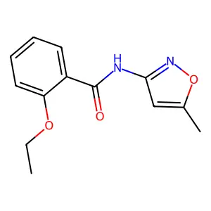 2-ethoxy-N-(5-methyl-1,2-oxazol-3-yl)benzamide structure
